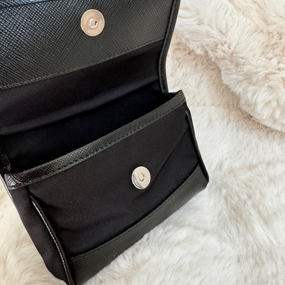 Prada Saffiano and Nylon Crossbody Mini Pouch Bag - Picture 10 of 15